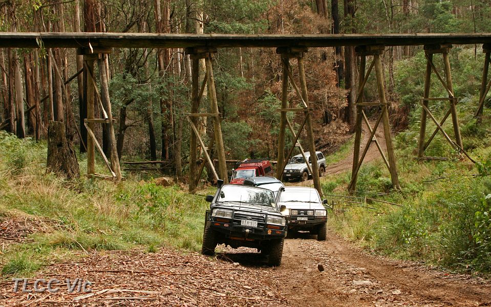 01-Convoy heads under theTrestle Bridge.JPG